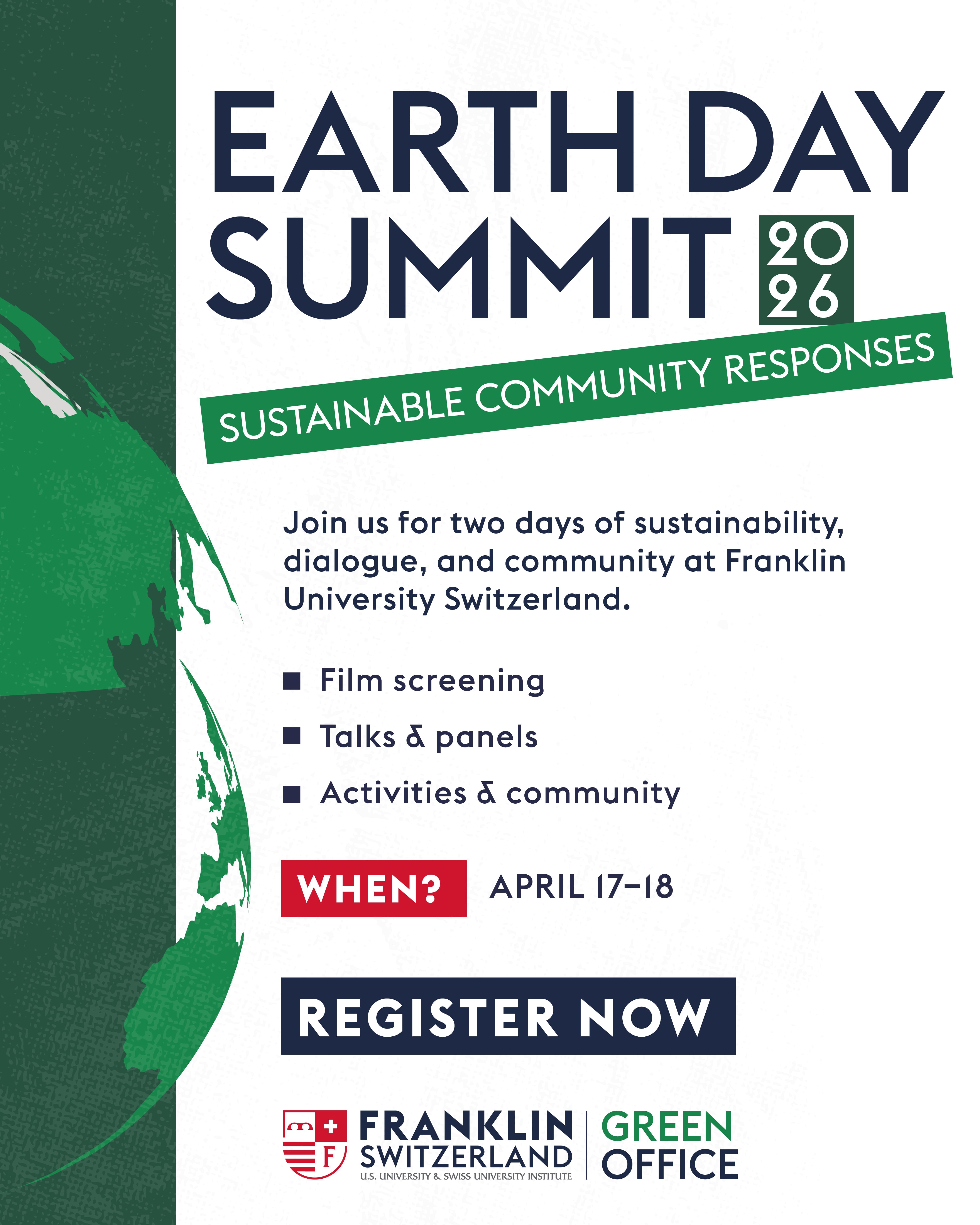 Earth Day Summit 2026 | Franklin Switzerland